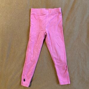 Ralph Lauren Pink Kids Leggings